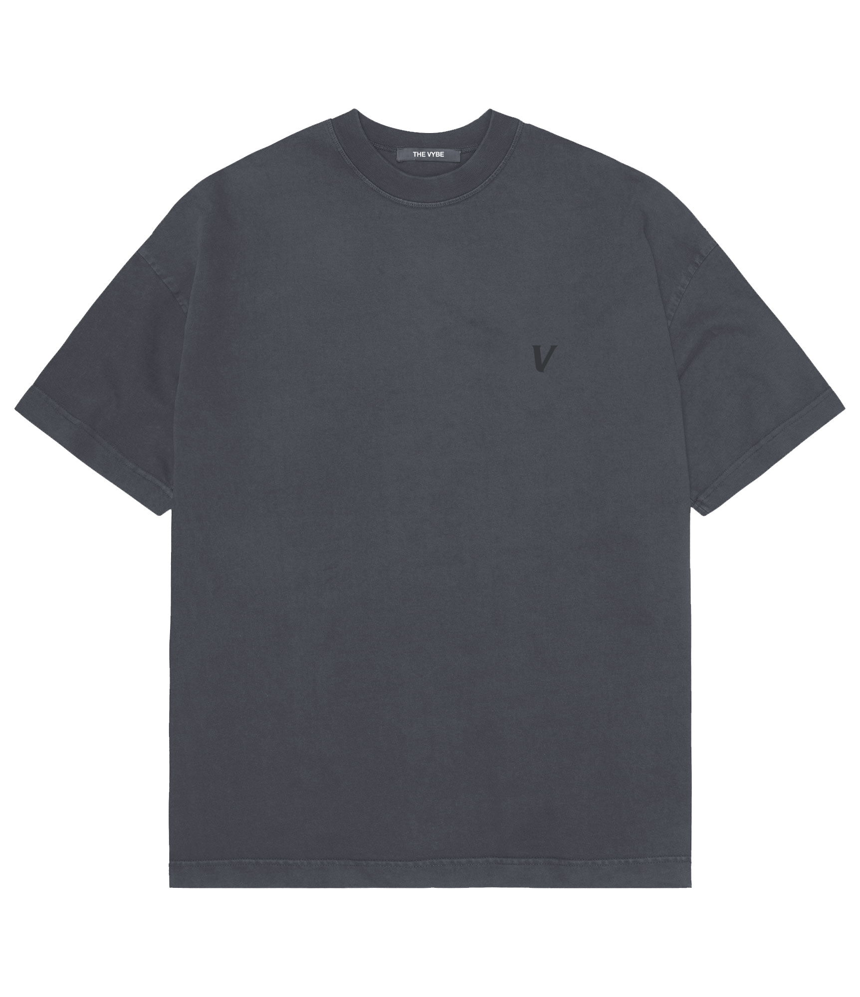 Washed Grey Minimal Tee