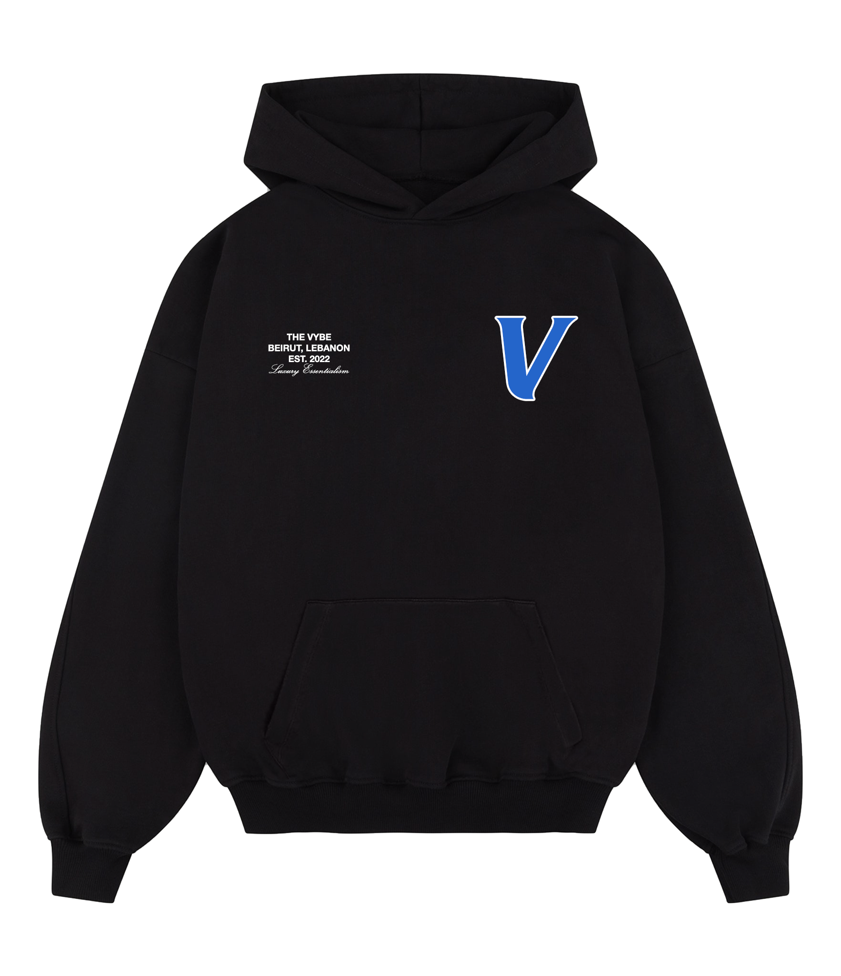 Obsidian Initial Hoodie