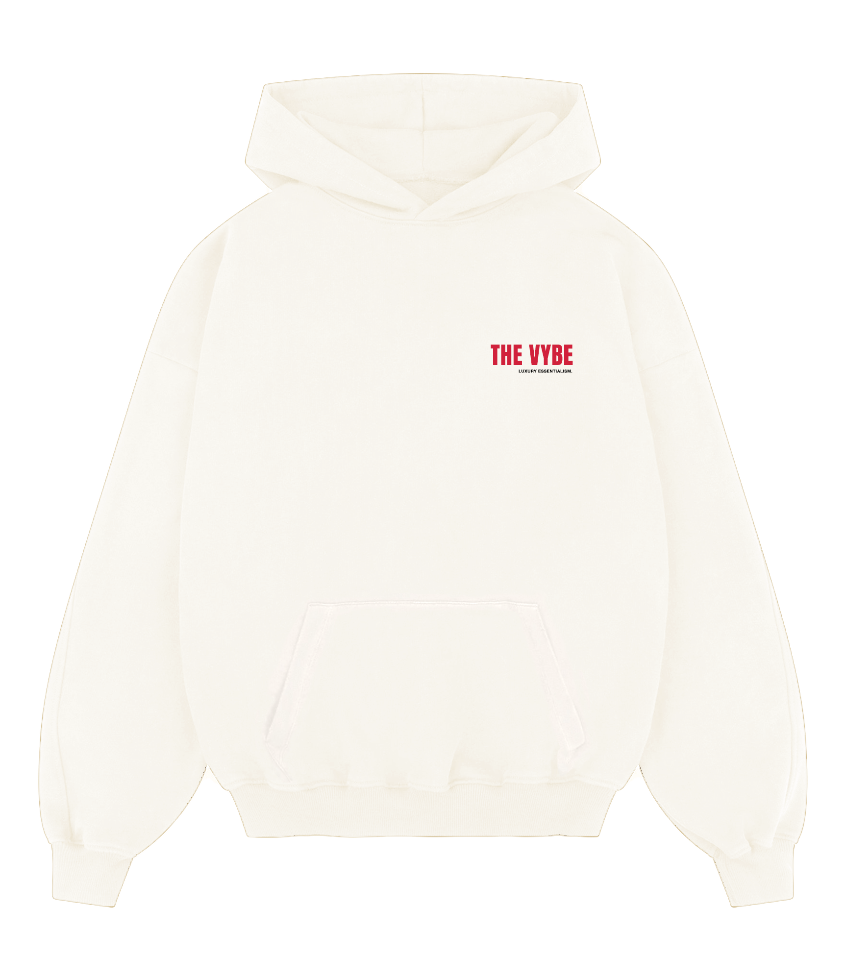 Vintage White Luxury Essentialism Hoodie