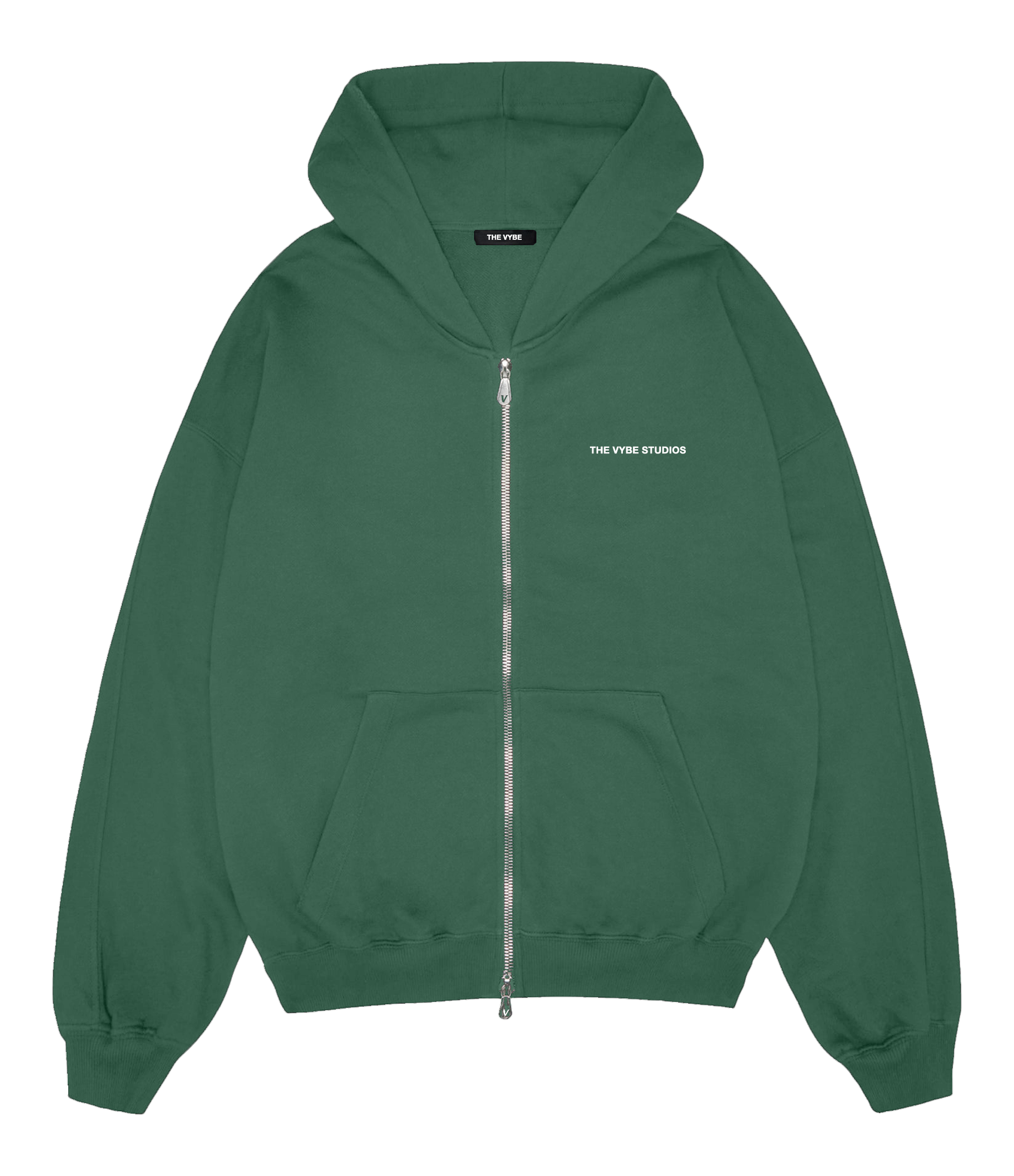 Emerald Essential Zip Hoodie